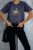 ΑΜΕΣΑ ΔΙΑΘΕΣΙΜΟ: λεοπάρ σκισμένο βαμβακερό t-shirt THEODORA