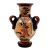 Multicolored Amphora  with 3 Handles  17cm,Ancient Greek Art, Shows God Ares and Goddess Aphrodite