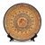 Ancient Greek Plate 24cm, Geometric Greek Pottery,Owl in the middle