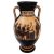 Black Figure Amphora Vase 26cm,Scence of Sacrifice for Goddess Athena