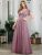 Μάξι ροζ φόρεμα PRINCESS DUSTY PINK (ΝΟΥΜΕΡΑ ΜΕΧΡΙ 7XL – EU58)
