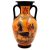 Greek Amphora 26cm,Pottery Vase ,Shows Achilles, God Dionysus