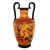 Greek Amphora Vase 25cm,God Dionysus with Maenads