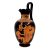 Greek Oinochoe Red figure Pottery 19cm, shows God Hephaestus with Thetis,Goddess Aphrodite