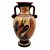 Greek Pottery Pot Vase 26cm, Zeus with Leda and Triton