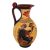 Greek Pottery Vase 22cm ,Prometheus with Eagle,Goddess Artemis