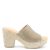 Taupe δερμάτινο mule