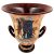 Krater 26cm,Greek Pottery,shows God Apollo with Godess Aphrodite,God Hermes with Semele