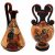Set of 2 Greek Pottery vases 13cm,Multicolored,Ancient Greek Technique